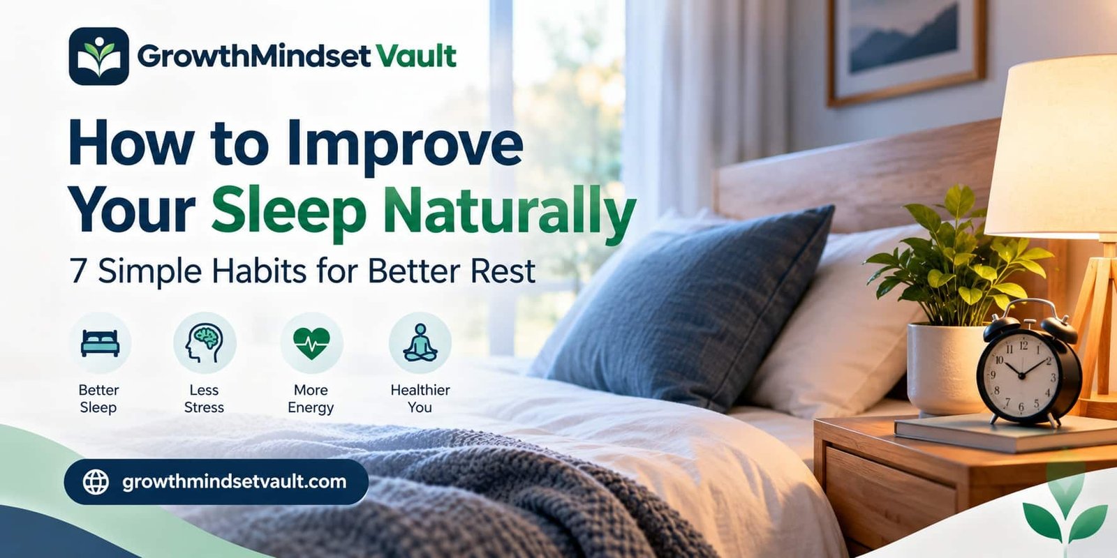 Improve sleep quality naturally with 7 simple habits for better rest